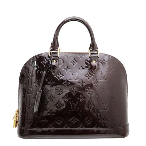 Louis Vuitton Amarante Monogram Vernis Alma PM 